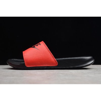 Nike Benassi Swoosh Siyah / Kırmızı / Mor Terlik Türkiye - NT9JXY6D